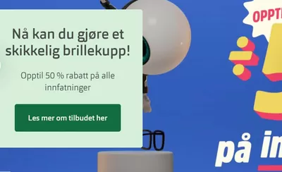 Tilbud fra Klær, sko og tilbehør i Bergen | Nå kan du gjøre et skikkelig brillekupp! de Brilleland | 6.3.2025 - 20.3.2025