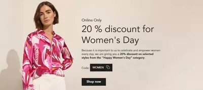 Tilbud fra Klær, sko og tilbehør i Bergen | 20% discount for Women's Day de Gerry Weber | 7.3.2025 - 21.3.2025