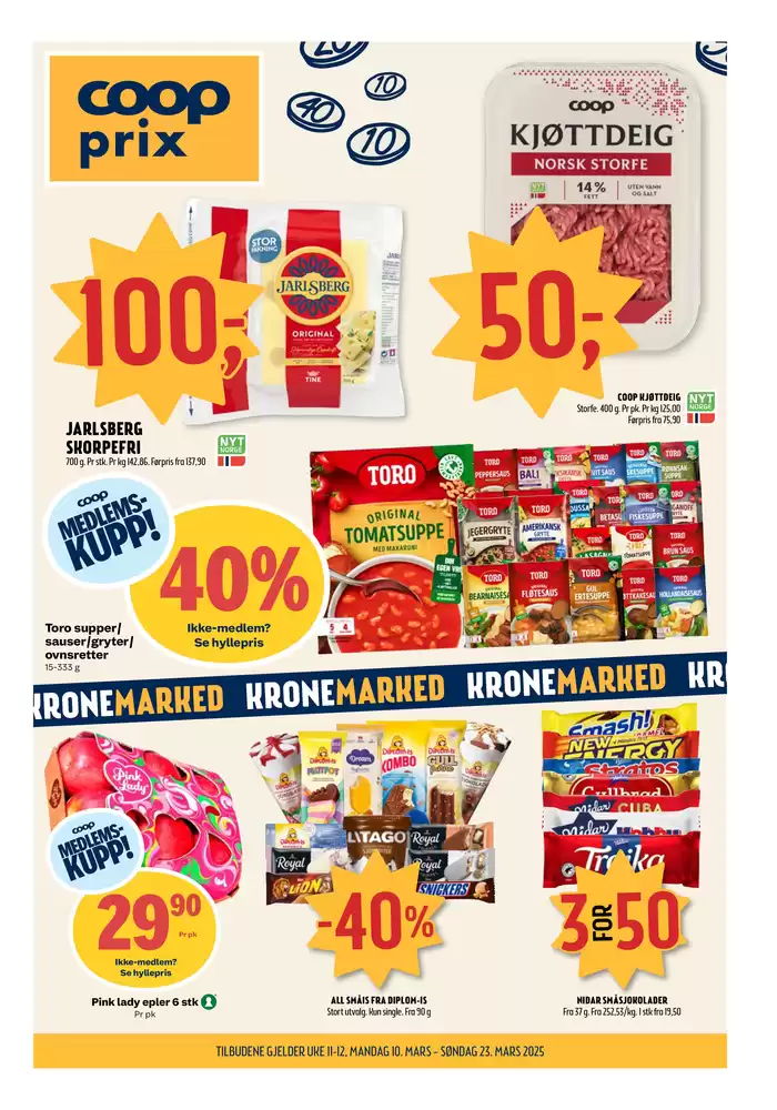 Coop Prix-katalog i Frøya | Nye tilbud å oppdage | 10.3.2025 - 23.3.2025