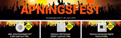 Tilbud fra Elektronikk og hvitevarer i Oslo | Apningsfest de Elektroimportøren | 11.3.2025 - 30.3.2025