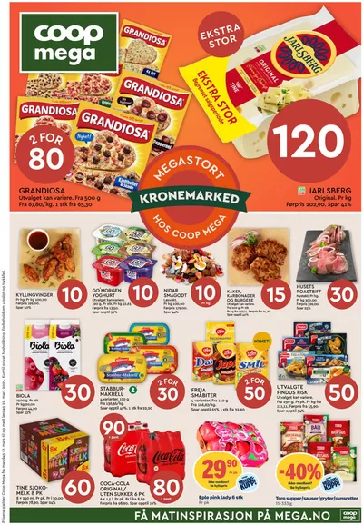 Coop Mega-katalog i Sandvika | Flotte rabatter på utvalgte produkter | 17.3.2025 - 23.3.2025