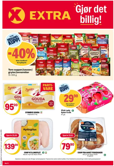 Coop Extra-katalog | Aktuelle spesialkampanjer | 17.3.2025 - 23.3.2025