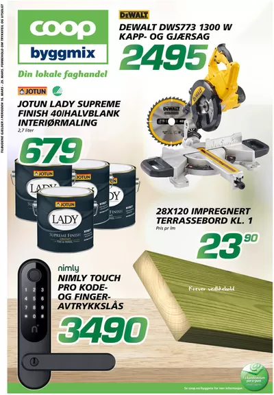 Coop Byggmix-katalog i Agdenes | Våre beste tilbud for deg | 17.3.2025 - 30.3.2025