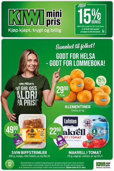 Kiwi-katalog i Harstad | Kiwi Kundeavis | 17.3.2025 - 23.3.2025