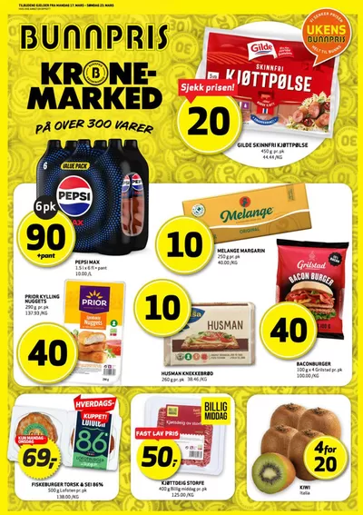 Bunnpris-katalog i Harstad | Bunnpris Kundeavis | 17.3.2025 - 23.3.2025