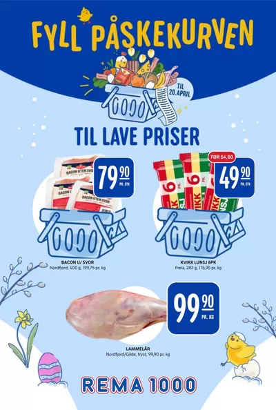Rema 1000-katalog i Sandvika | Aktuelle spesialkampanjer | 16.3.2025 - 23.3.2025