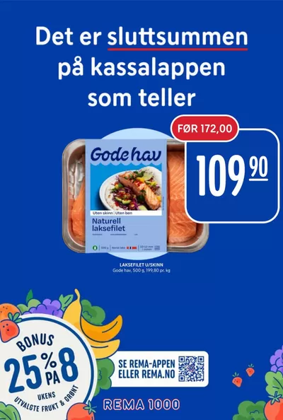 Rema 1000-katalog i Sandvika | Topptilbud for alle kunder | 16.3.2025 - 23.3.2025