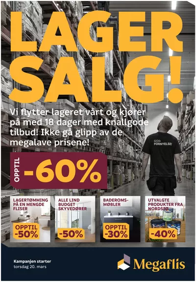 Tilbud fra Bygg og hage i Sandefjord | Megaflis Kundeavis de Megaflis | 20.3.2025 - 7.4.2025