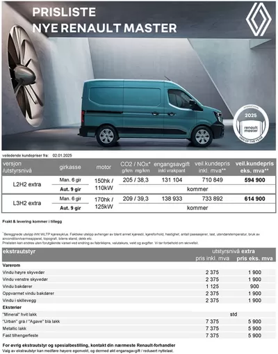 Tilbud fra Bil og motor i Trondheim | Renault Master de Renault | 19.3.2025 - 2.4.2025