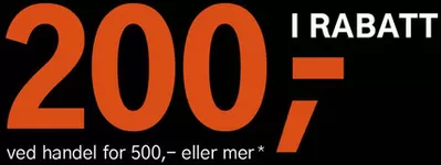 Tilbud fra Hjem og møbler i Trondheim | 200,-i rabatt de Kitch'n | 19.3.2025 - 23.3.2025