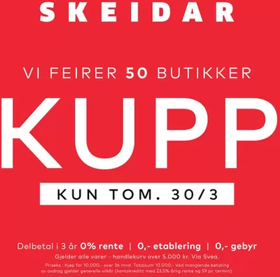 Skeidar-katalog | Topptilbud for alle kuppjegere | 20.3.2025 - 3.4.2025
