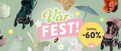 Tilbud fra Barn og leker i Jessheim | Vår fest! de Barnevognhuset Rudo | 20.3.2025 - 3.4.2025
