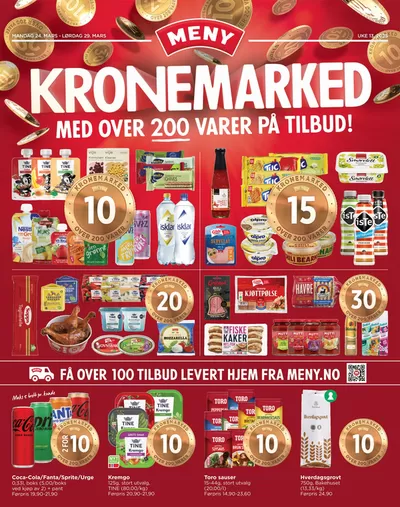 Tilbud fra Supermarkeder i Kongsberg | Meny Kundeavis de Meny | 24.3.2025 - 29.3.2025