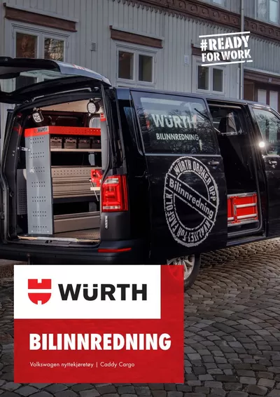 Würth-katalog i Oslo | bilinnredning vw caddy cargo | 25.3.2025 - 8.4.2025