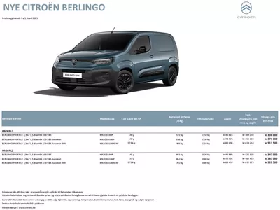 Citroën-katalog i Bergen | Citroën Ë-BERLINGO OG BERLINGO VAREBIL | 25.3.2025 - 8.4.2025