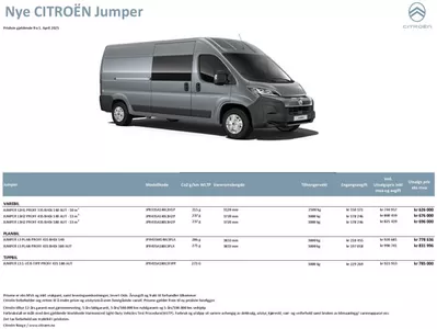 Citroën-katalog i Bergen | Citroën JUMPER | 25.3.2025 - 8.4.2025