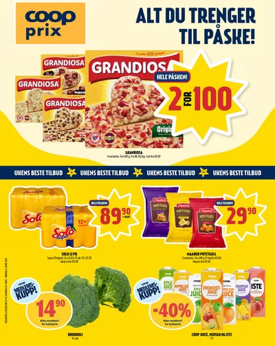 Tilbud fra Supermarkeder i Molde | Coop Prix Kundeavis de Coop Prix | 24.3.2025 - 6.4.2025