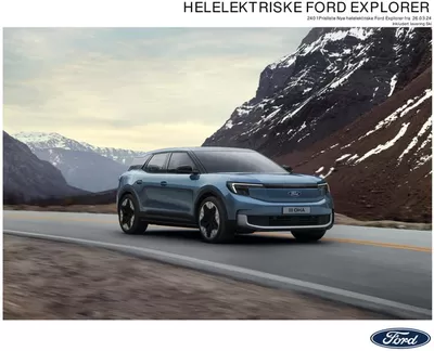 Tilbud fra Bil og motor i Halden | NYE FORD EXPLORER de Ford | 26.3.2025 - 26.3.2026