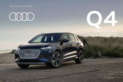 Audi-katalog i Gjøvik | Audi Q4 e-tron | Q4 Sportback e-tron Modellutvalg og priser | 25.10.2023 - 25.10.2024