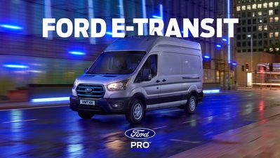 Tilbud fra Bil og motor i Sandvika | FORD E-TRANSIT de Ford | 26.3.2024 - 26.3.2025