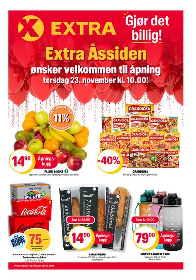 Tilbud fra Supermarkeder i Fredrikstad | Coop Extra Kundeavis de Coop Extra | 23.11.2023 - 31.12.2023