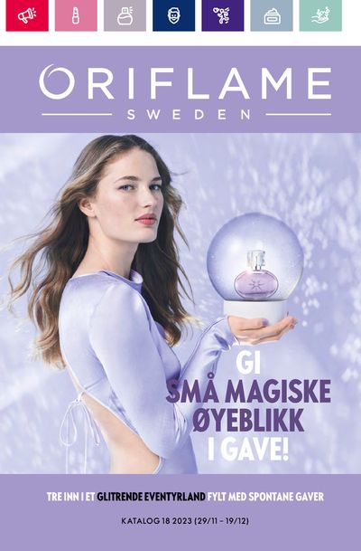 Tilbud fra Helse og skjønnhet | GI SMÅ MAGISKE ØYEBLIKK I GAVE! de Oriflame | 30.11.2023 - 19.12.2023
