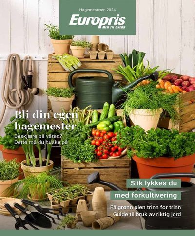 Europris-katalog i Halden | Europris Hagemesteren 2024 | 29.1.2024 - 31.3.2024