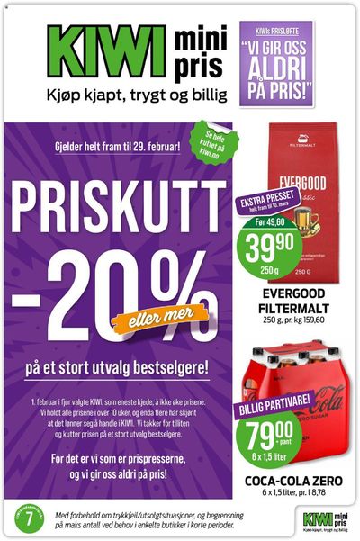 Tilbud fra Supermarkeder i Sandvika | Kiwi Kundeavis de Kiwi | 13.2.2024 - 29.2.2024