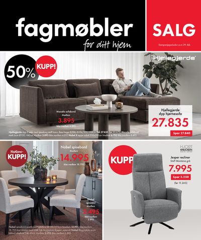 Tilbud fra Hjem og møbler i Ålesund | Fagmøbler For Ditt Hjem de Fagmøbler | 26.2.2024 - 29.2.2024
