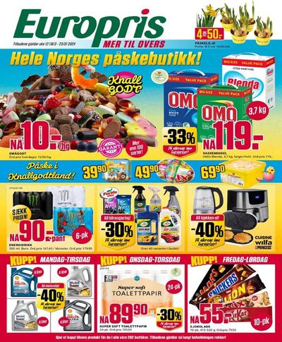 Tilbud fra Supermarkeder | Europris DM 12-24 MYBRING de Europris | 17.3.2024 - 31.3.2024