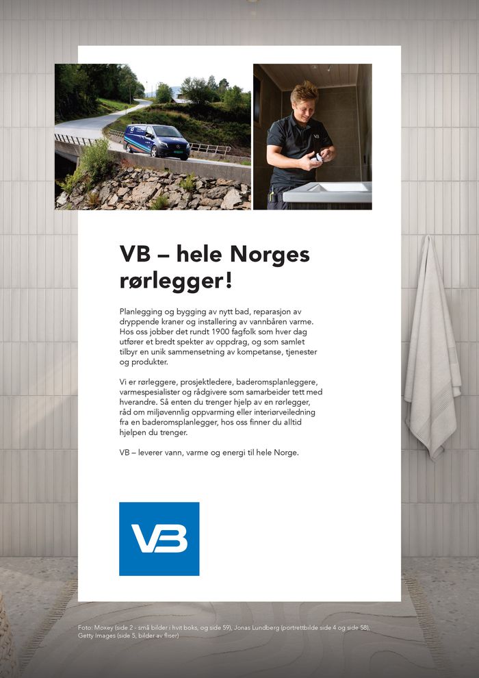 Varme & Bad-katalog i Drammen | VB Favoritt 2024 | 18.3.2024 - 31.7.2024