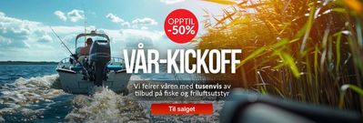 Tilbud fra Sport og Fritid i Larvik | Vår - Kick Off de Skitt fiske | 18.3.2024 - 3.4.2024