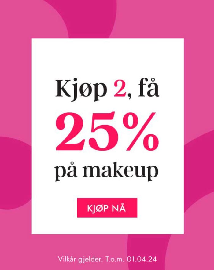 Fredrik & Louisa-katalog i Kristiansand | Kjøp 2, få 25% på makeup | 20.3.2024 - 1.4.2024