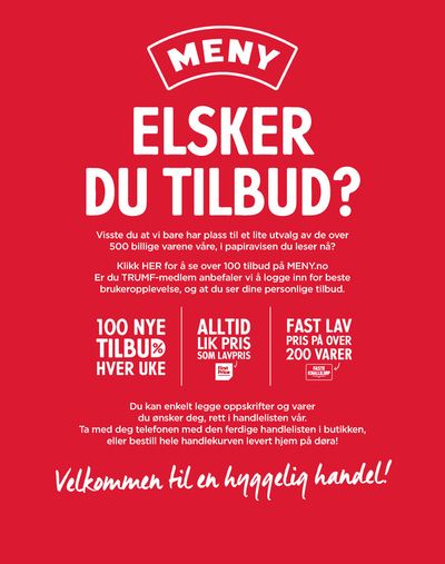 Tilbud fra Supermarkeder i Trondheim | Meny Kundeavis de Meny | 21.3.2024 - 4.4.2024