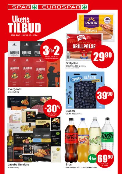 Tilbud fra Supermarkeder i Stord | Spar Kundeavis de Spar | 22.3.2024 - 5.4.2024