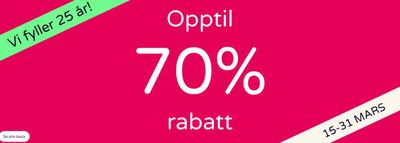 Tilbud fra Elektronikk og hvitevarer i Isdalstø | Opptil 70% Rabatt de cdon | 26.3.2024 - 30.3.2024