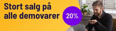 Tilbud fra Elektronikk og hvitevarer i Odda | Stort salg på alle demovarer de Komplett Bedrift | 26.3.2024 - 2.4.2024