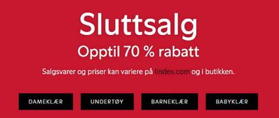 Tilbud fra Klær, sko og tilbehør i Tønsberg | Slutt Salg de Lindex | 26.3.2024 - 9.4.2024