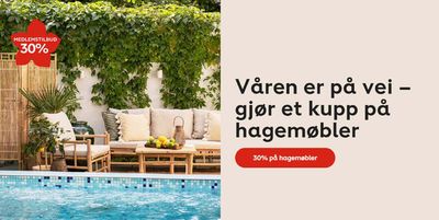 Tilbud fra Hjem og møbler i Stavanger | Våren er på vei gjør et kupp på hagemøbler de Plantasjen | 28.3.2024 - 7.4.2024