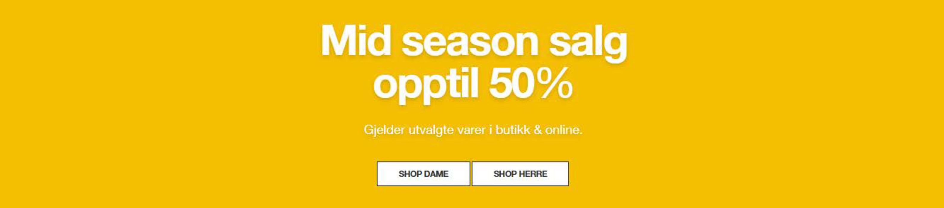 Match-katalog i Oslo | Mid Season Salg opptil 50% | 28.3.2024 - 10.4.2024