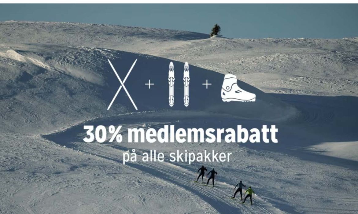 Milslukern Sport-katalog i Sandvika | 30% medlemsrabatt på alle skipakker | 4.4.2024 - 21.4.2024
