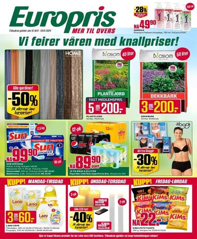 Tilbud fra Supermarkeder i Halden | Europris DM 15-24 MYBRING de Europris | 7.4.2024 - 21.4.2024