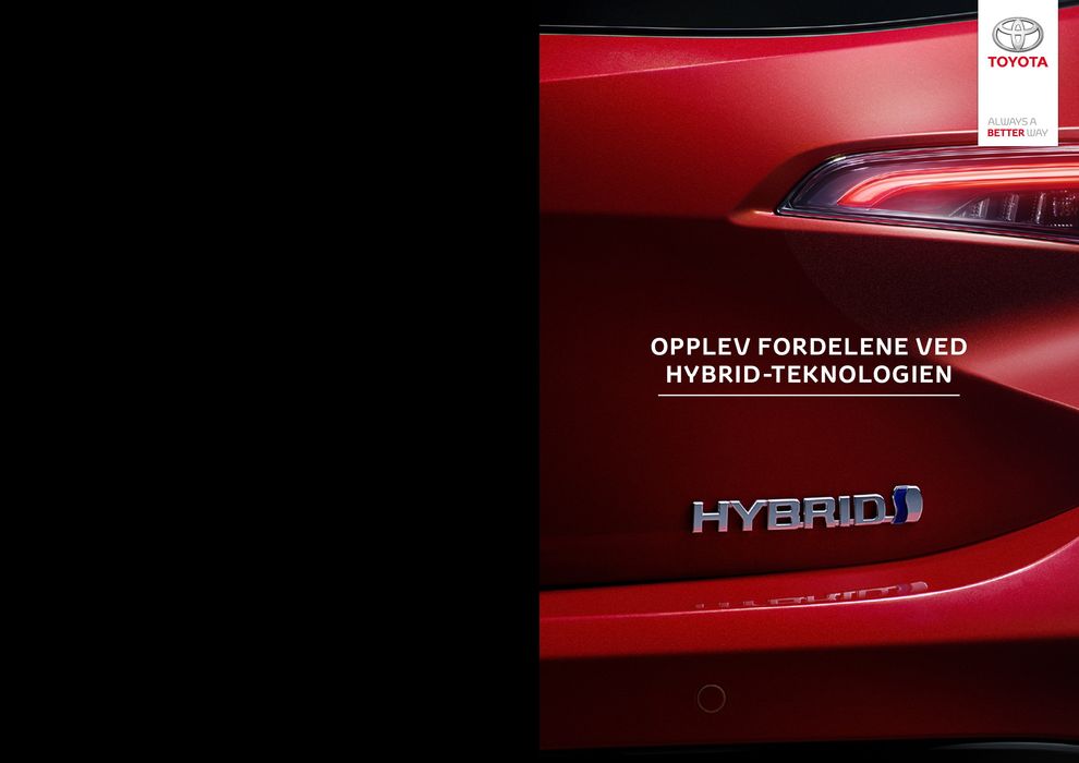 Toyota-katalog i Sandnes | Brosjyre Hybridfordeler Kundeavis | 8.4.2024 - 8.4.2025