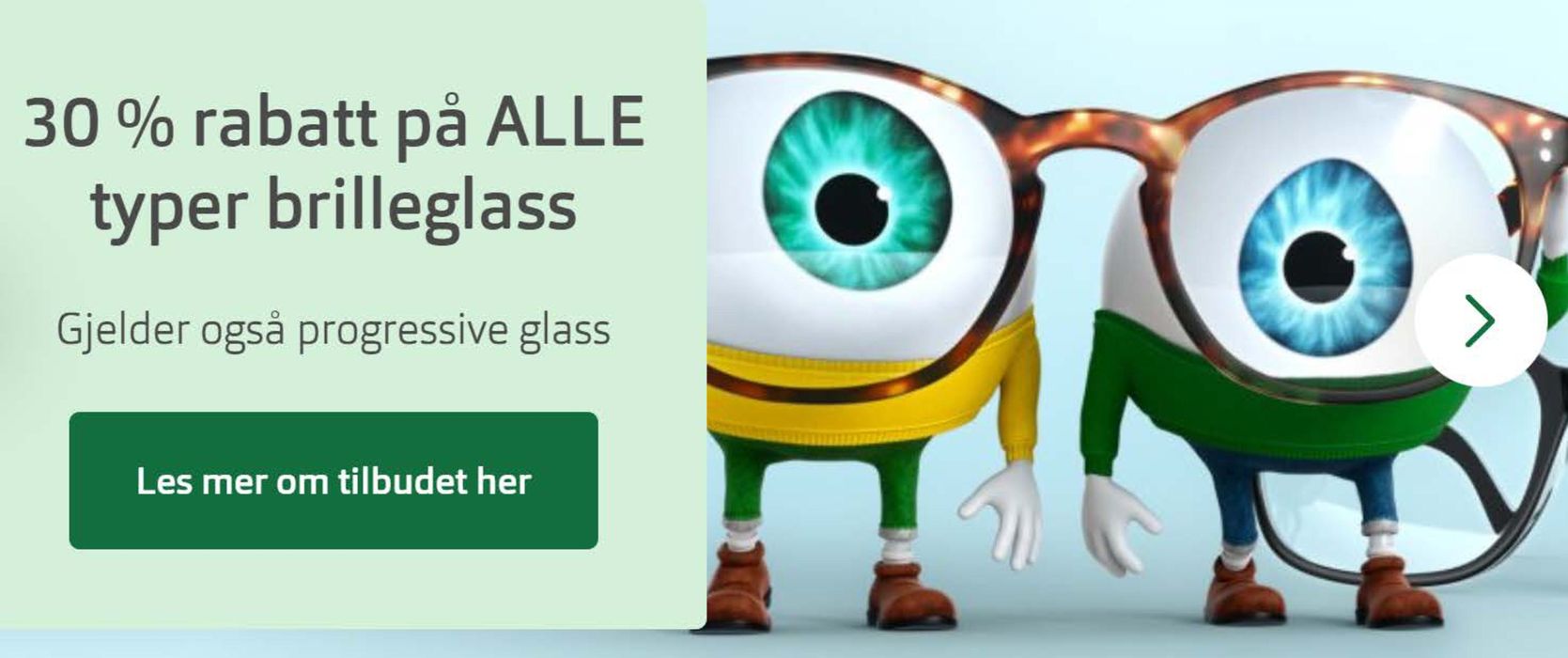 Brilleland-katalog i Krokstadelva | 30 % rabatt på ALLE typer brilleglass | 11.4.2024 - 29.4.2024