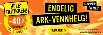 Tilbud fra Bøker og kontor i Sandvika | - 40% de Ark Bokhandel | 11.4.2024 - 27.4.2024