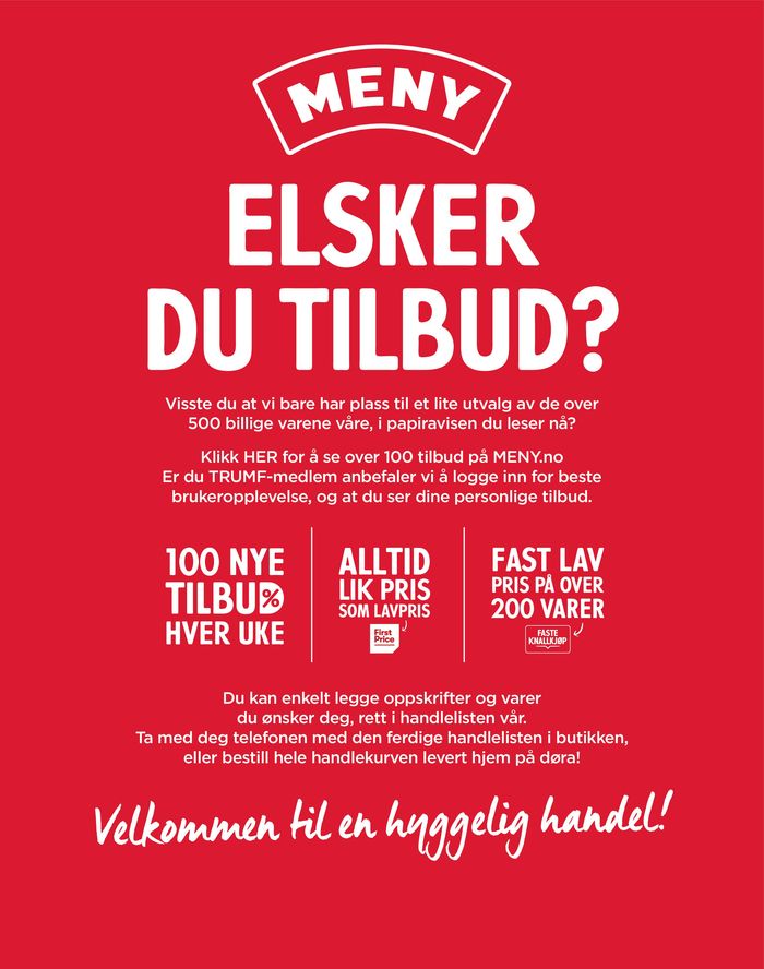 Meny-katalog i Trondheim | Ukens Tilbud | 14.4.2024 - 28.4.2024