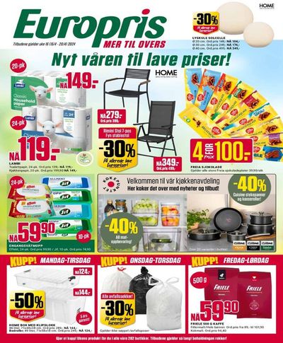 Tilbud fra Supermarkeder i Skedsmo | Europris DM 16-24 MYBRING de Europris | 14.4.2024 - 28.4.2024