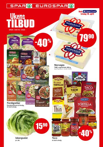 Tilbud fra Supermarkeder i Ålesund | Eurospar Kundeavis! de Eurospar | 16.4.2024 - 30.4.2024