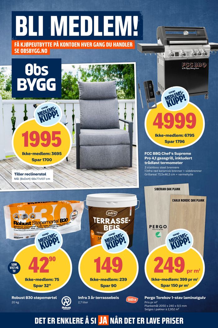 Obs Bygg-katalog i Oslo | Obs Bygg Kundeavis ! | 16.4.2024 - 30.4.2024