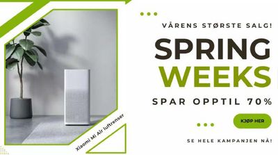 Tilbud fra Elektronikk og hvitevarer i Voss | Spring Weeks de Multicom | 17.4.2024 - 30.4.2024